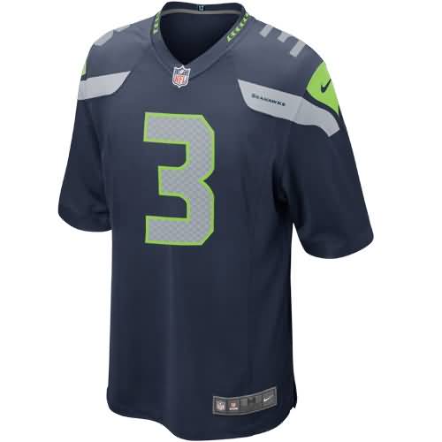 Russell Wilson Seattle Seahawks Nike Game Jersey - College Navy