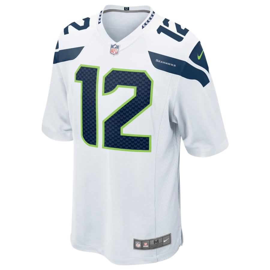 12s Seattle Seahawks Nike Youth Game Jersey - White