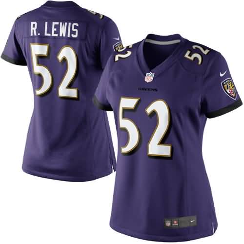 Ray Lewis Baltimore Ravens Nike Women's Limited Jersey - Purple