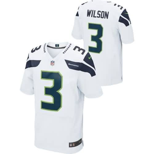Russell Wilson Seattle Seahawks Nike Limited Jersey - White