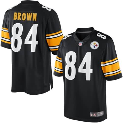 Antonio Brown Pittsburgh Steelers Nike Team Color Limited Jersey - Black