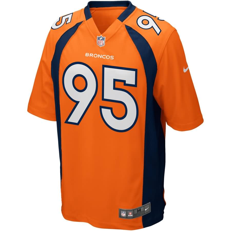 Derek Wolfe Denver Broncos Nike Game Jersey - Orange