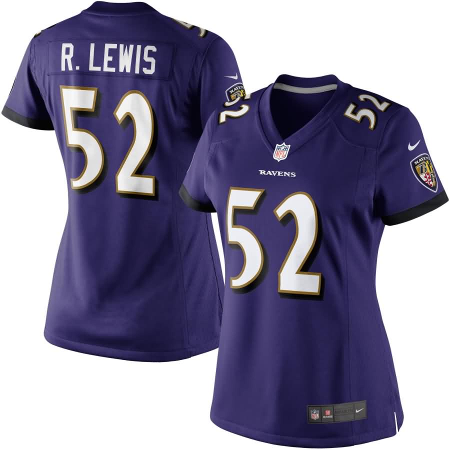 Ray Lewis Baltimore Ravens Nike Women's Limited Jersey - Purple
