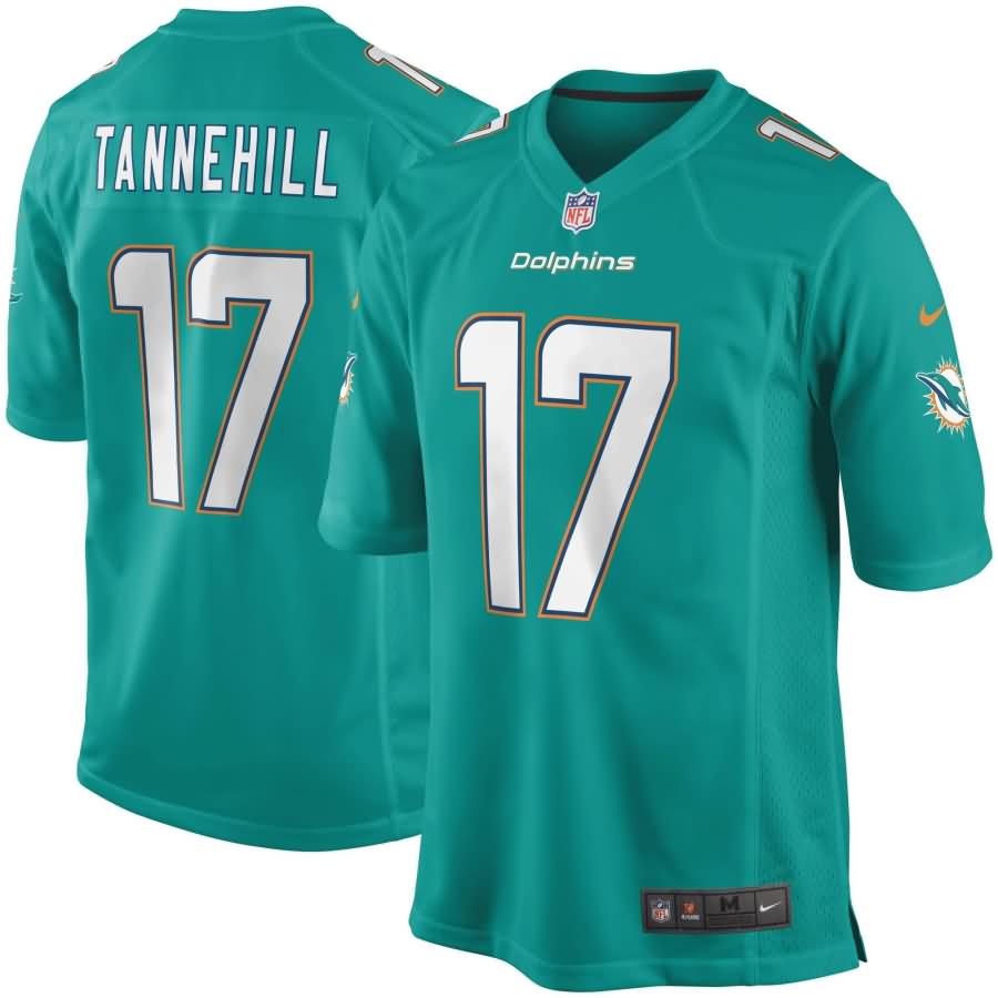 Ryan Tannehill Miami Dolphins Nike Youth Team Color Game Jersey - Aqua
