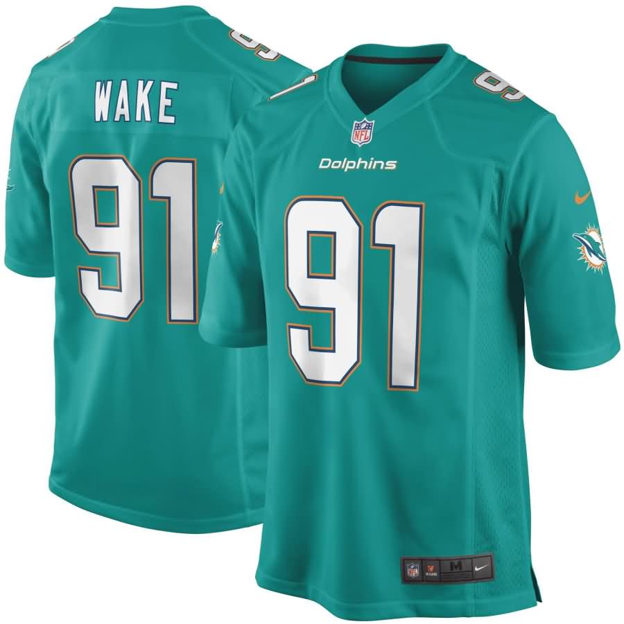 Cameron Wake Miami Dolphins Nike Youth Team Color Game Jersey - Aqua