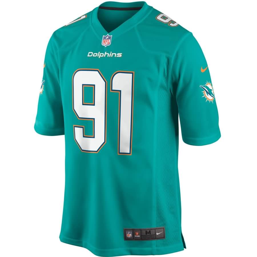 Cameron Wake Miami Dolphins Nike Youth Team Color Game Jersey - Aqua