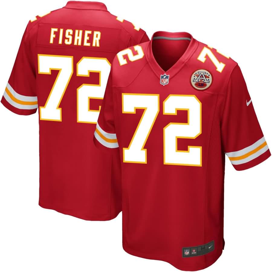 Eric Fisher Kansas City Chiefs Nike Game Jersey - Red