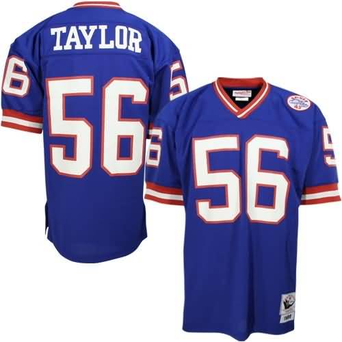 Lawrence Taylor New York Giants Mitchell & Ness Authentic Throwback Jersey - Royal Blue