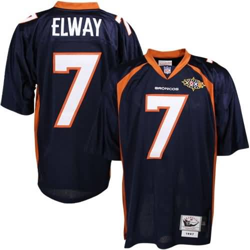 John Elway Denver Broncos Mitchell & Ness Authentic Throwback Jersey - Navy Blue