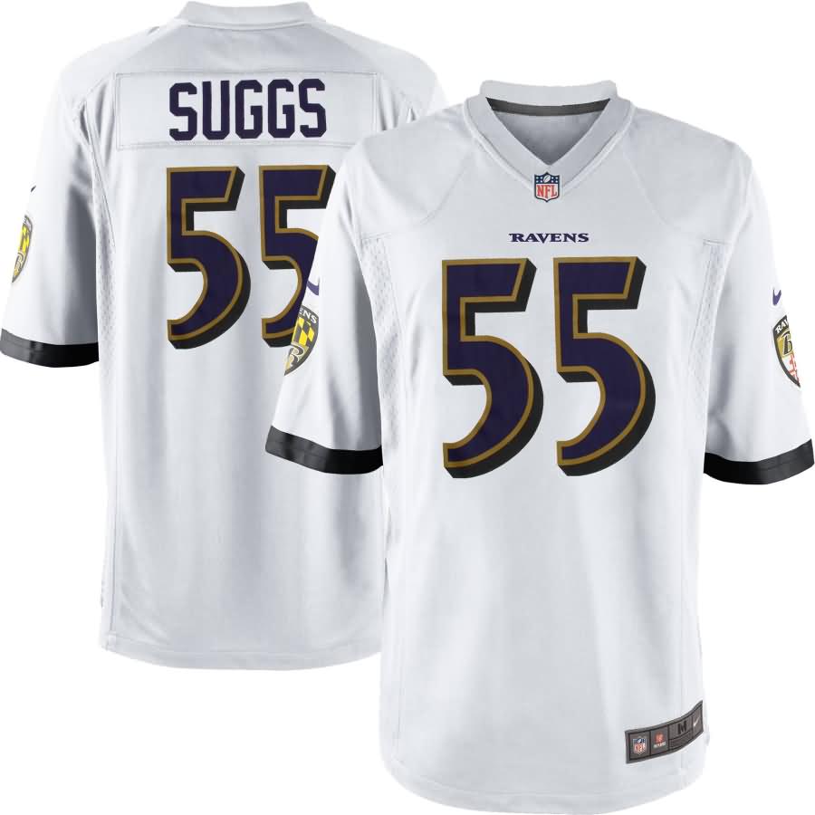 Terrell Suggs Baltimore Ravens Nike Youth Game Jersey - White