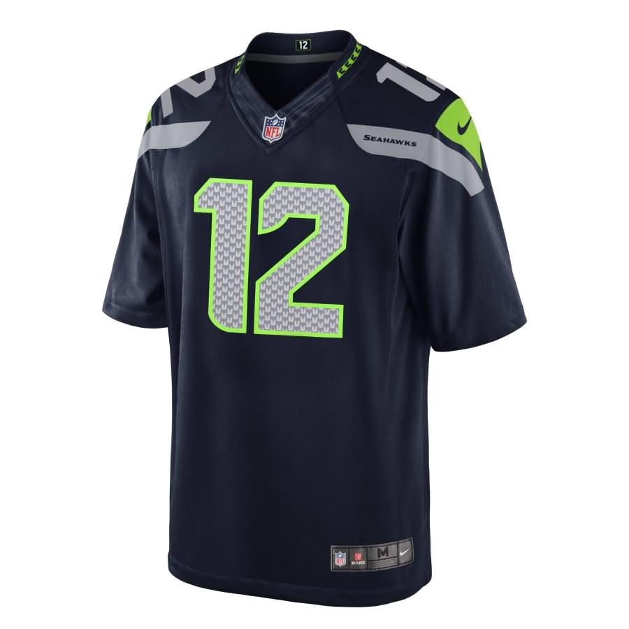 12s Seattle Seahawks Nike Youth Team Color Game Jersey - College Navy