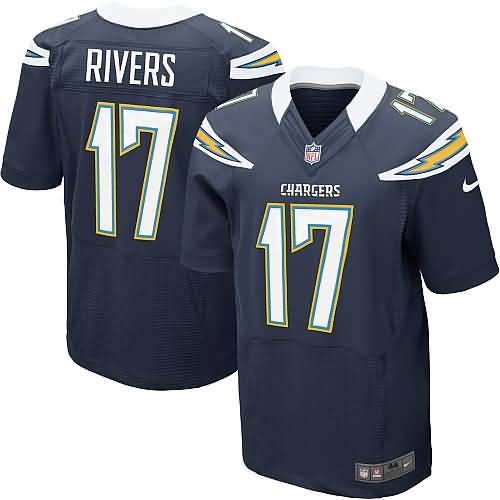 Philip Rivers Los Angeles Chargers Nike Elite Home Jersey - Navy Blue