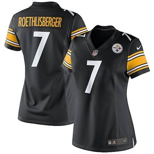 Ben Roethlisberger Pittsburgh Steelers Nike Girls Youth Game Jersey - Black