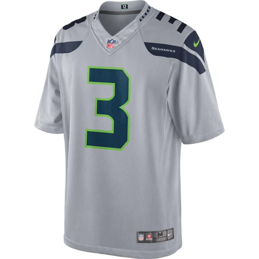 Russell Wilson Seattle Seahawks Nike Alternate Limited Jersey - Gray
