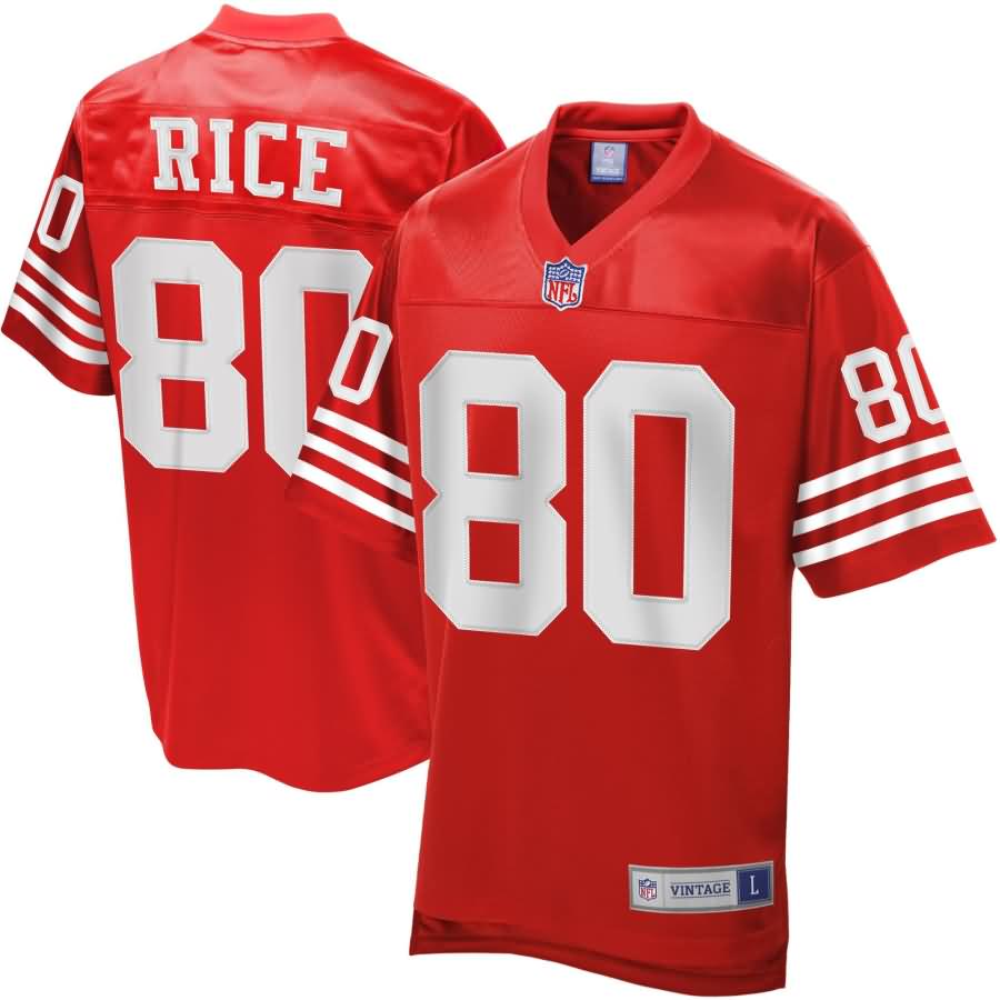 Men's NFL Pro Line San Francisco 49ers Jerry Rice Retired Player Jersey