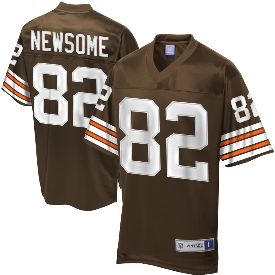 Men's NFL Pro Line Cleveland Browns Historic Logo Ozzie Newsome Retired Player Jersey