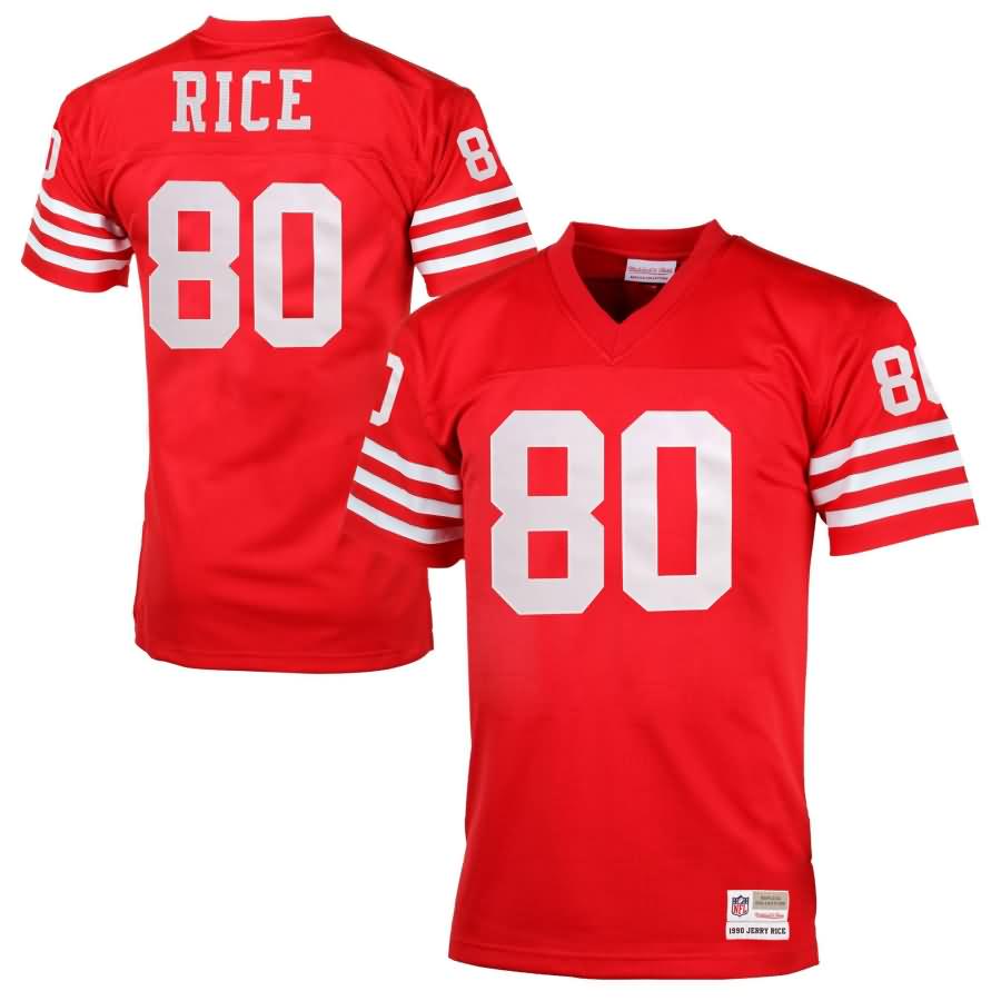 Jerry Rice San Francisco 49ers Mitchell & Ness Retired Player Vintage Replica Jersey - Scarlet