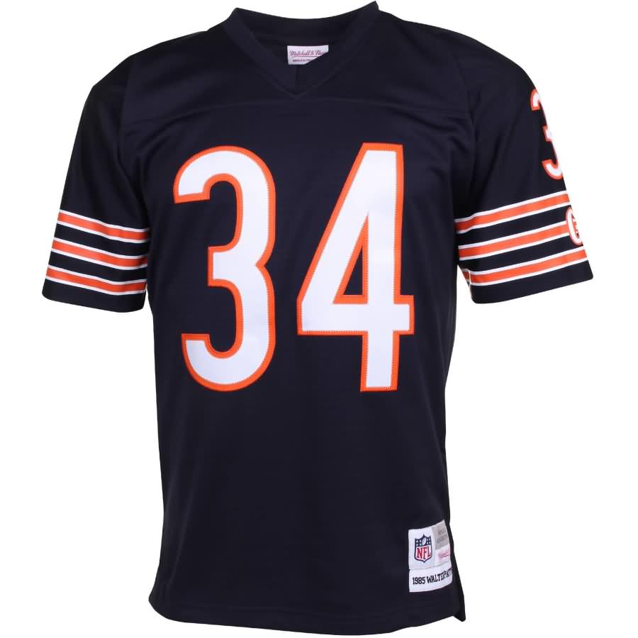 Mens Chicago Bears Walter Payton Mitchell & Ness Navy 1985 Retired Player Vintage Replica Jersey