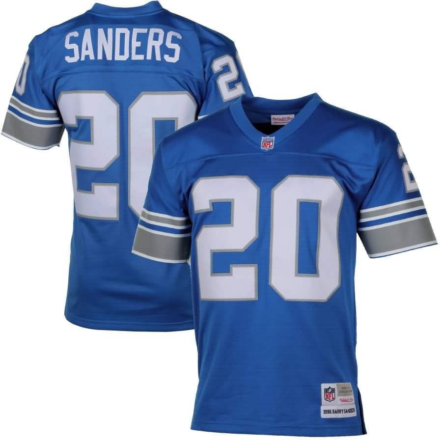 Barry Sanders Detroit Lions Mitchell & Ness Retired Player Vintage Replica Jersey - Honolulu Blue