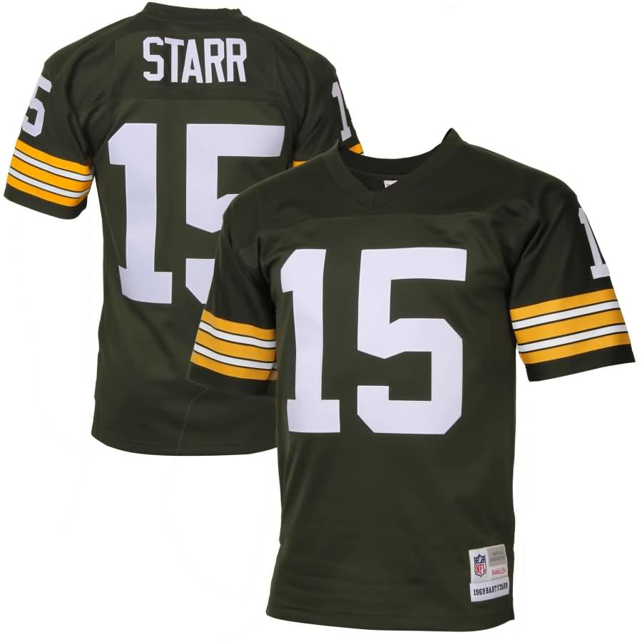 Bart Starr Green Bay Packers Mitchell & Ness Retired Player Vintage Replica Jersey - Green