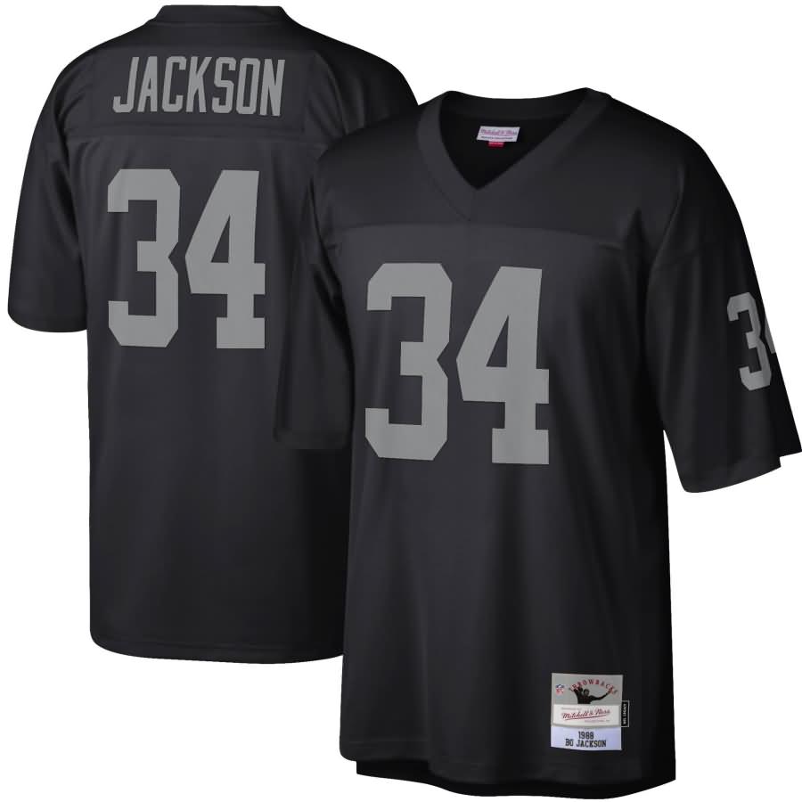 Bo Jackson Oakland Raiders Mitchell & Ness 1988 Retired Player Vintage Replica Jersey - Black