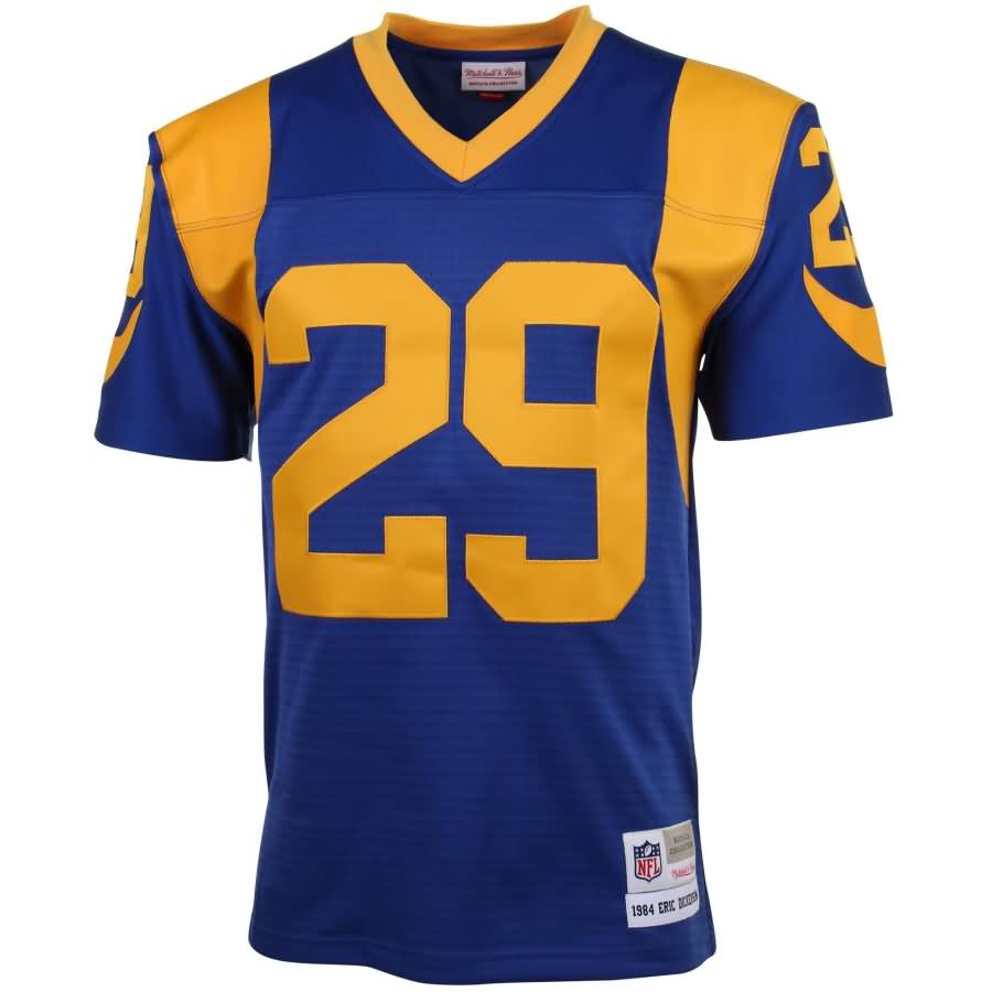 Eric Dickerson Los Angeles Rams Mitchell & Ness 1984 Retired Player Vintage Replica Jersey - Blue