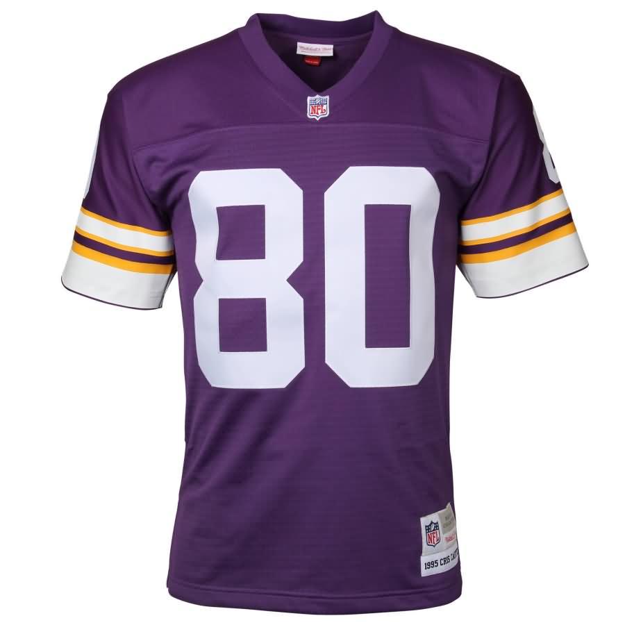 Cris Carter Minnesota Vikings Mitchell & Ness Retired Player Vintage Replica Jersey - Purple