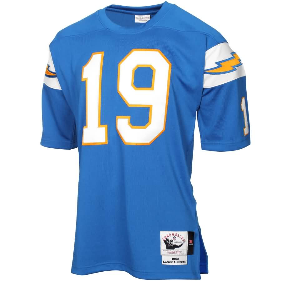 Lance Alworth San Diego Chargers Mitchell & Ness Authentic Throwback Jersey - Light Blue