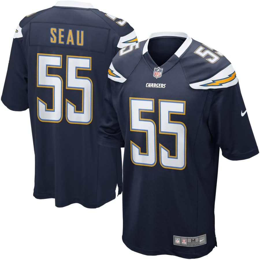 San Diego Chargers Nike Junior Seau Retired Player Game Jersey - Navy