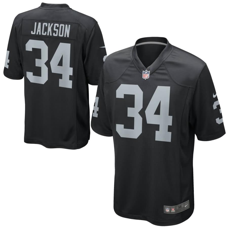 Oakland Raiders Nike Bo Jackson Retired Player Game Jersey - Black