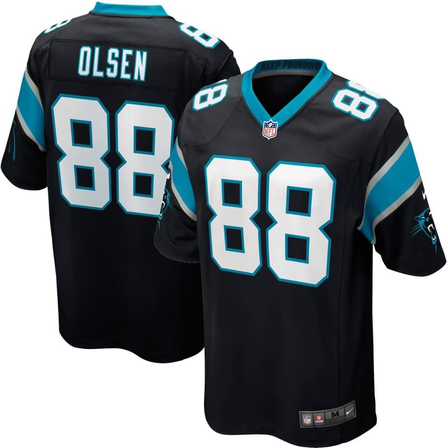 Greg Olsen Carolina Panthers Nike Game Jersey - Black