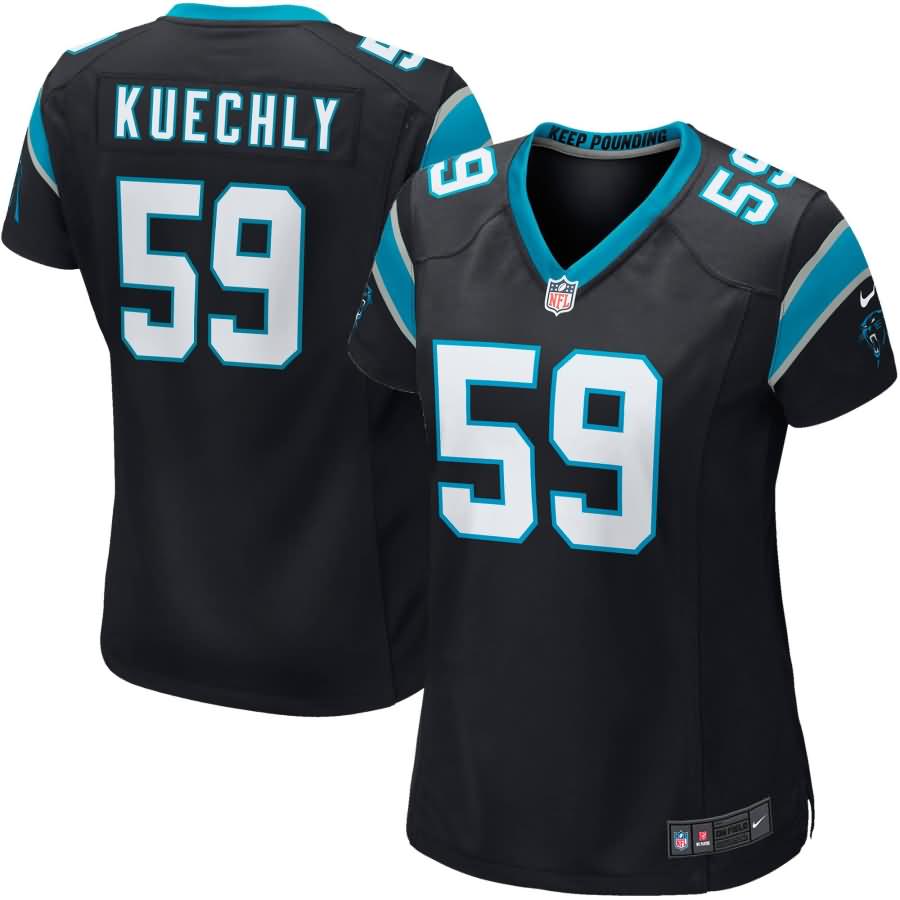 Luke Kuechly Carolina Panthers Nike Women's Game Jersey - Black