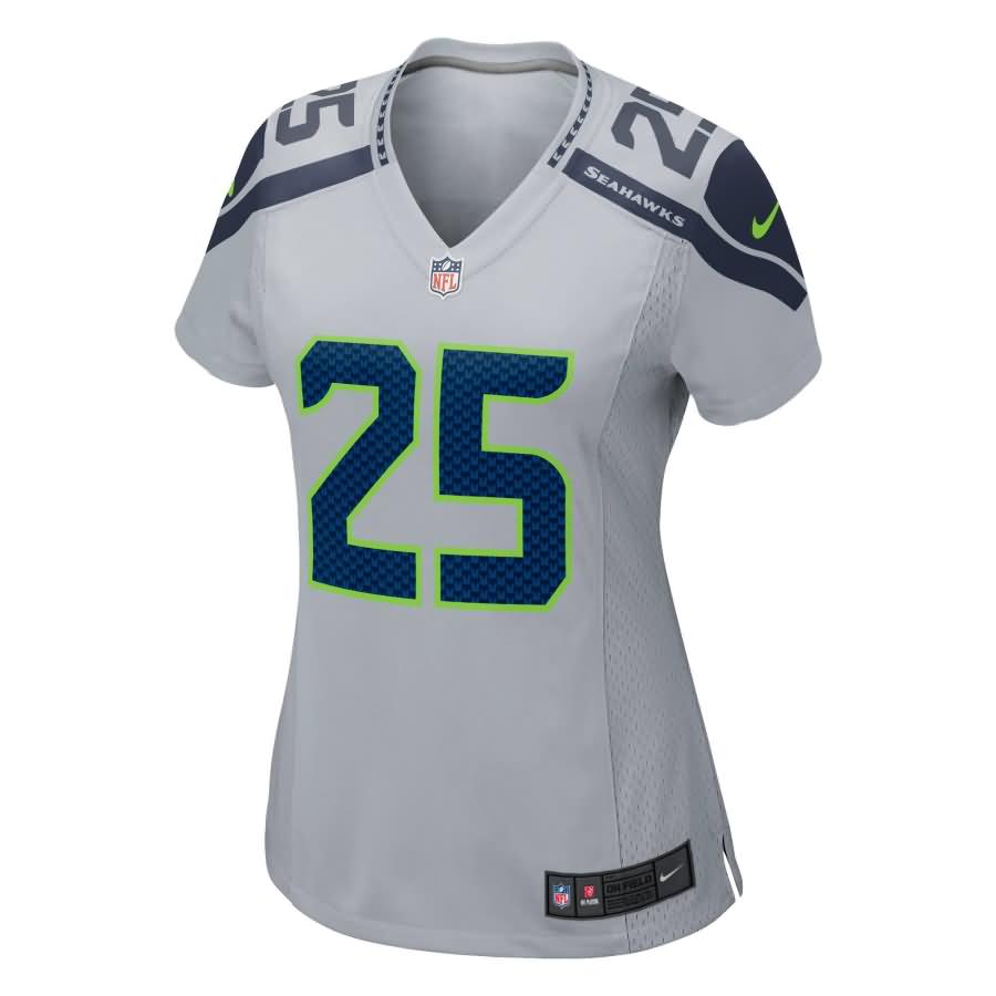 Richard Sherman Seattle Seahawks Nike Women's Game Jersey - Gray