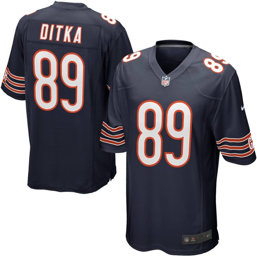 Nike Mike Ditka Chicago Bears Youth Retired Game Jersey - Navy Blue