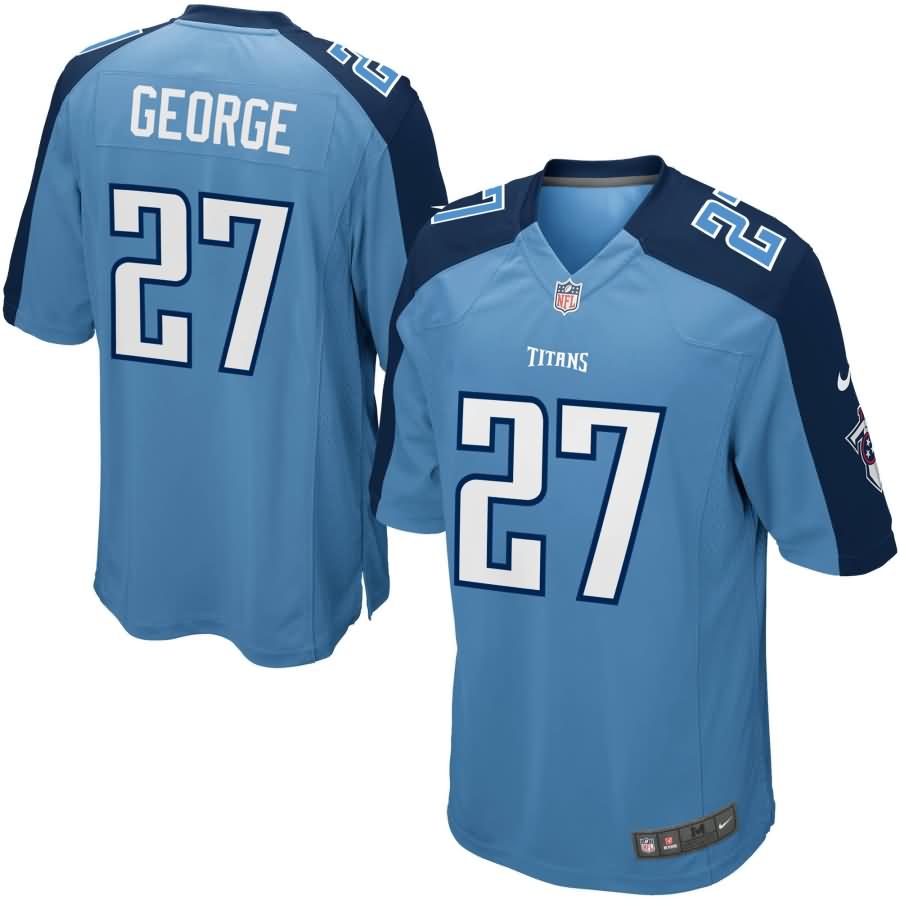 Nike Eddie George Tennessee Titans Youth Retired Game Jersey - Light Blue