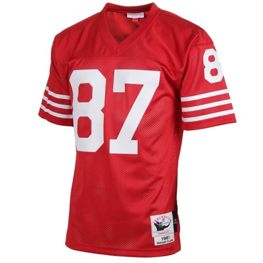 Dwight Clark San Francisco 49ers Mitchell & Ness Authentic Throwback Jersey - Scarlet