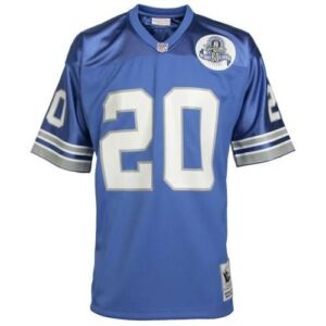 Barry Sanders Detroit Lions Mitchell & Ness Authentic Throwback Jersey - Light Blue