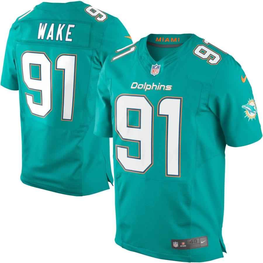 Cameron Wake Miami Dolphins Nike Elite Jersey - Aqua