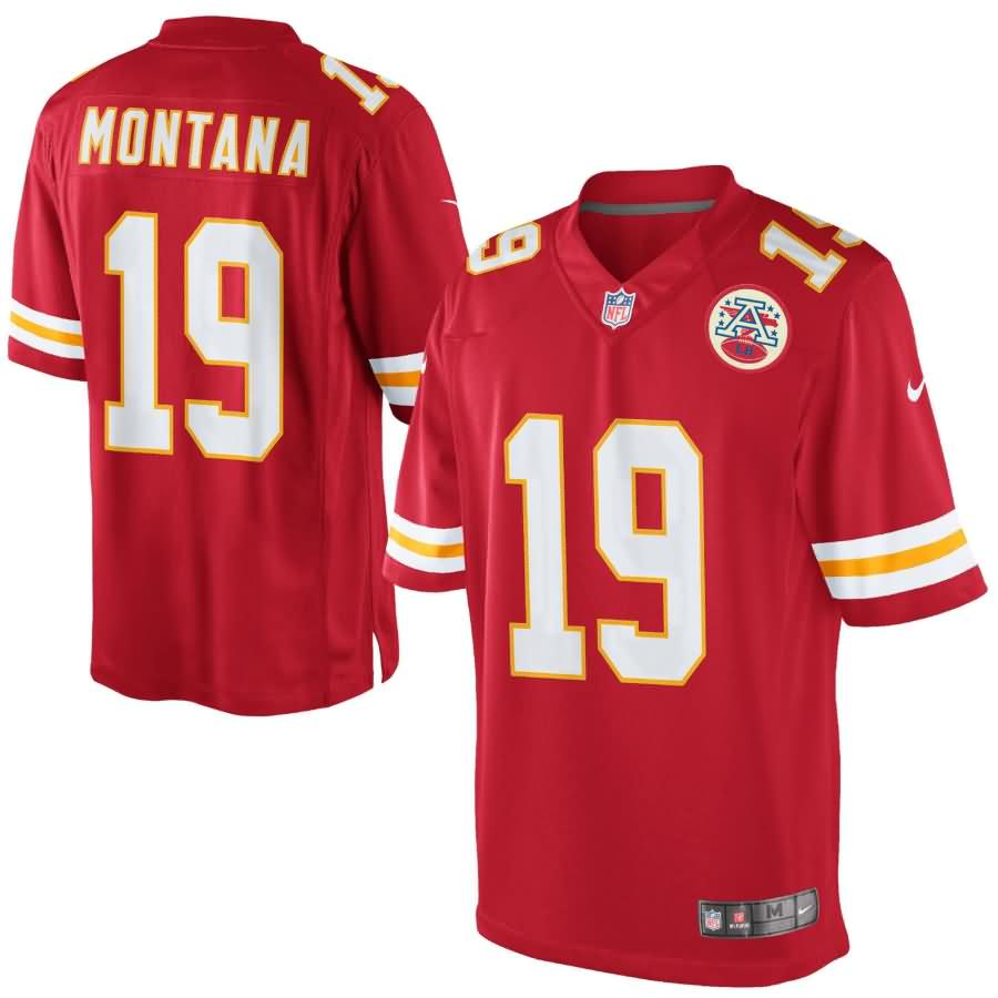 Joe Montana Kansas City Chiefs Nike Retired Player Limited Jersey - Red