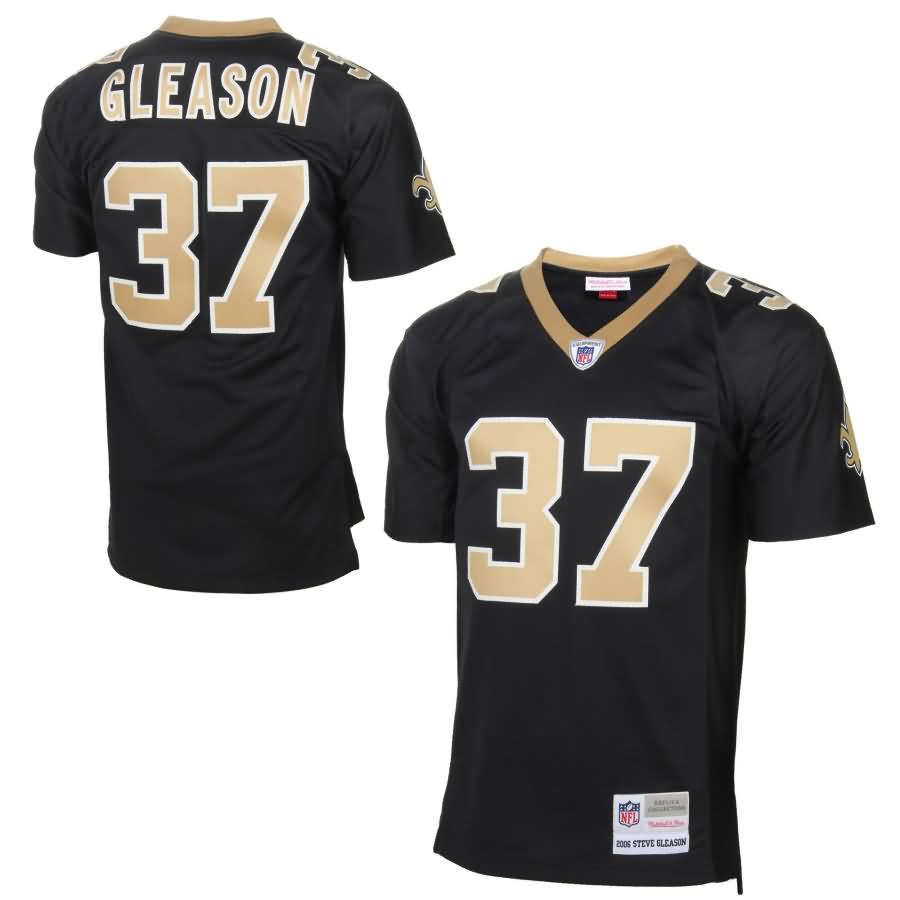 Steve Gleason New Orleans Saints Mitchell & Ness Retired Player Vintage Replica Jersey - Black