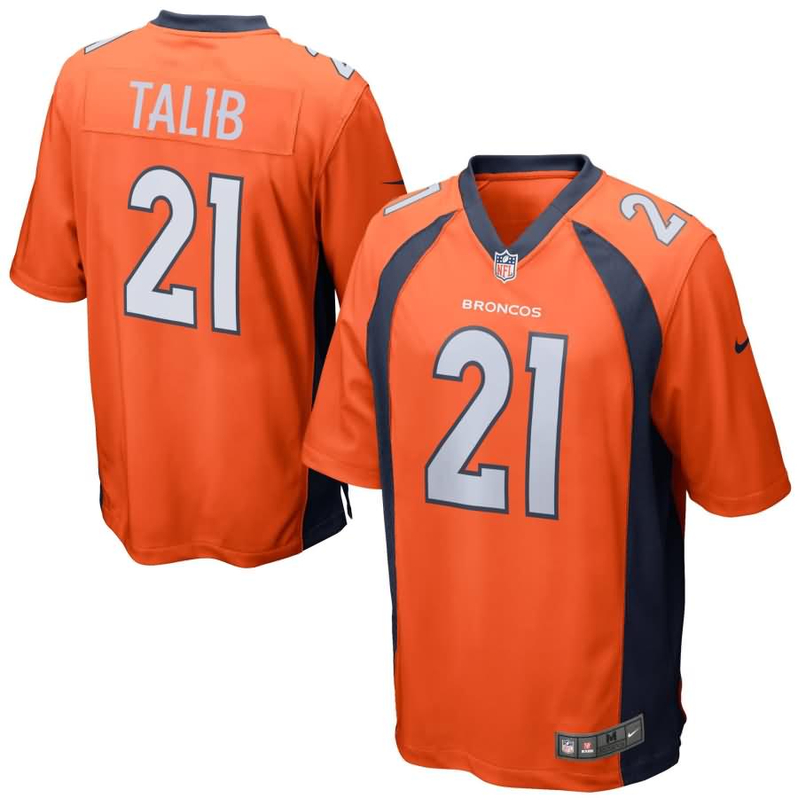 Aqib Talib Denver Broncos Nike Game Jersey - Orange