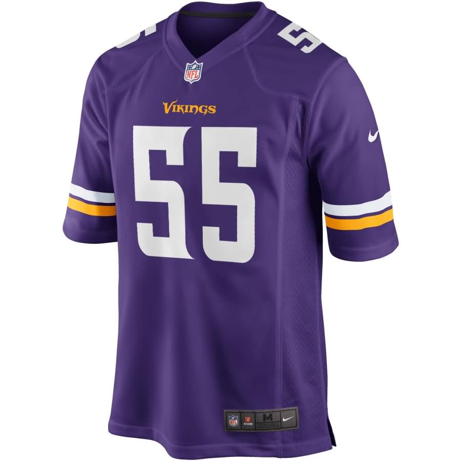 Anthony Barr Minnesota Vikings Nike Game Jersey - Purple