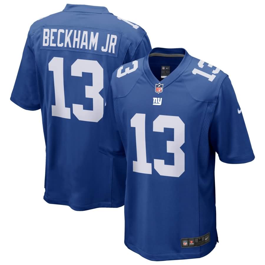 Odell Beckham Jr. New York Giants Nike Youth Team Color Game Jersey - Royal Blue