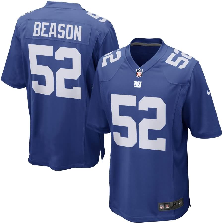 Jon Beason New York Giants Nike Game Jersey - Royal Blue