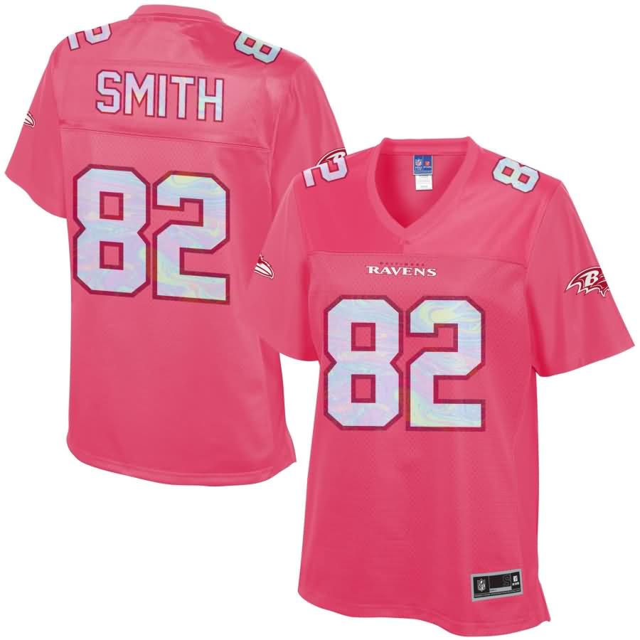 Torrey Smith Baltimore Ravens Pro Line Women's Fashion Jersey - Pink