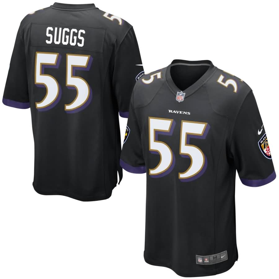 Terrell Suggs Baltimore Ravens Nike Game Jersey - Black