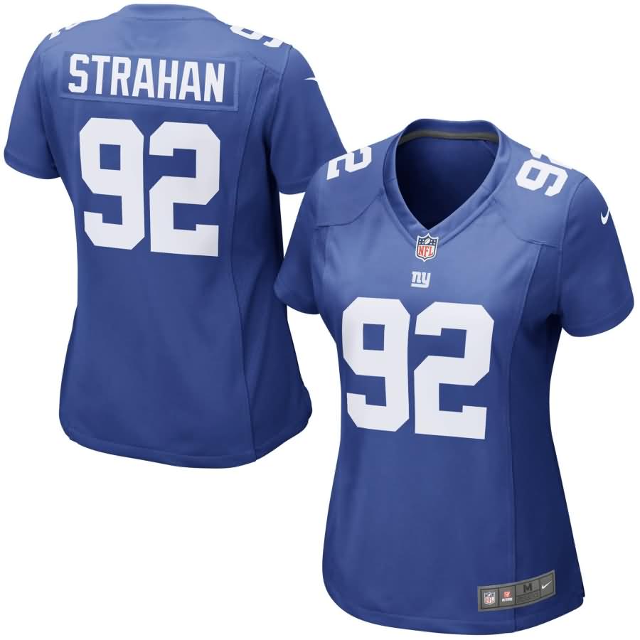 Michael Strahan New York Giants Nike Women's Retired Game Jersey - Royal Blue