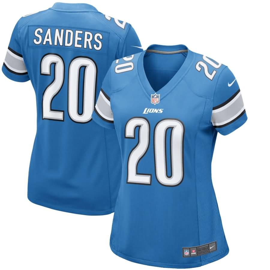 Barry Sanders Detroit Lions Nike Women's Retired Game Jersey - Blue
