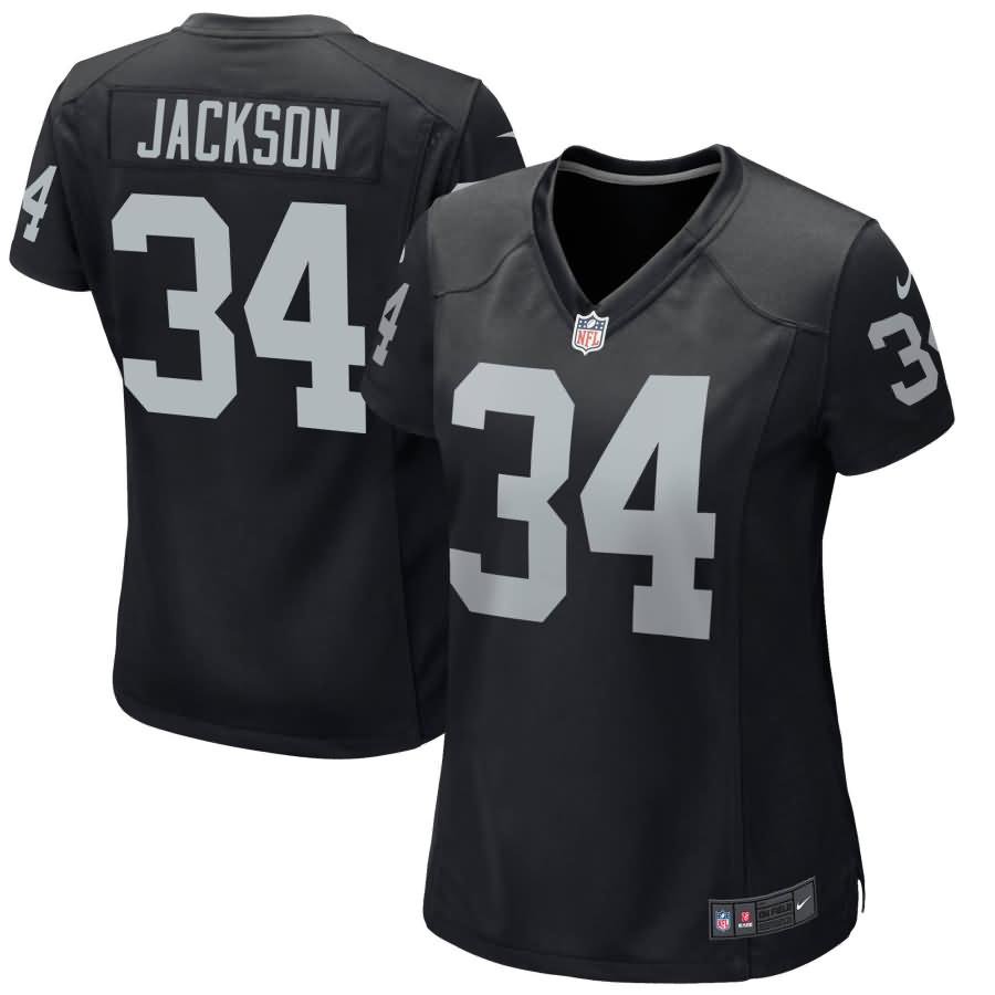 Bo Jackson Oakland Raiders Nike Women's Retired Game Jersey - Black