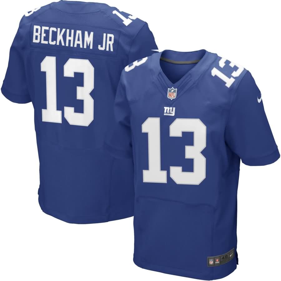 Odell Beckham Jr. New York Giants Nike Male Elite Jersey - Royal Blue